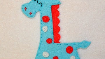 Make Felt Application Funny Giraffe - DIY  - Guidecentral