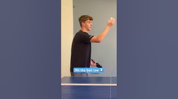 Unreturnable Table Tennis Serve 🏓👀 #tabletennis