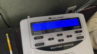 NOAA Weekly Test on my Weather radio! (EAS #13)