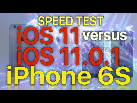 iPhone 6S - iOS 11 Speed Test : iOS 10.3.2 vs iOS 11 Beta 1 (Build # 15A5278f). 