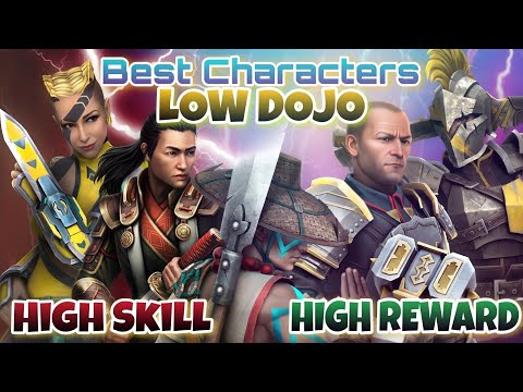 BEST CHARACTERS FOR LOW DOJO - | Shadow Fight Arena 4 : Top Characters In Lower Level | Unity SFA