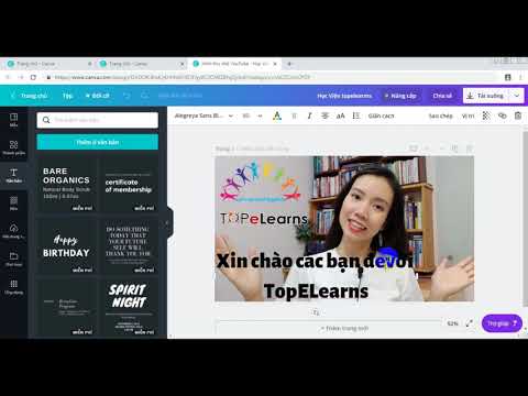 Bài 4: Thiết Kế Font Chữ Đẹp Với Tiếng Anh - Tiếng Việt từ Canva