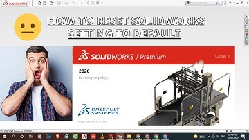 How To Reset Solidworks Setting To Default | #solidworks | #autocad | #mechanical