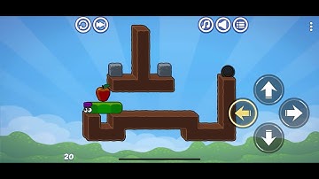 APPLE  WORM 🪱 LEVEL 11-20 guide how to complete 