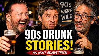 Ricky Gervais, Noel Gallagher David Baddiel Share Drunk Stories From The 90S
