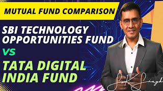 SBI technology opportunities fund direct growth vs Tata digital
