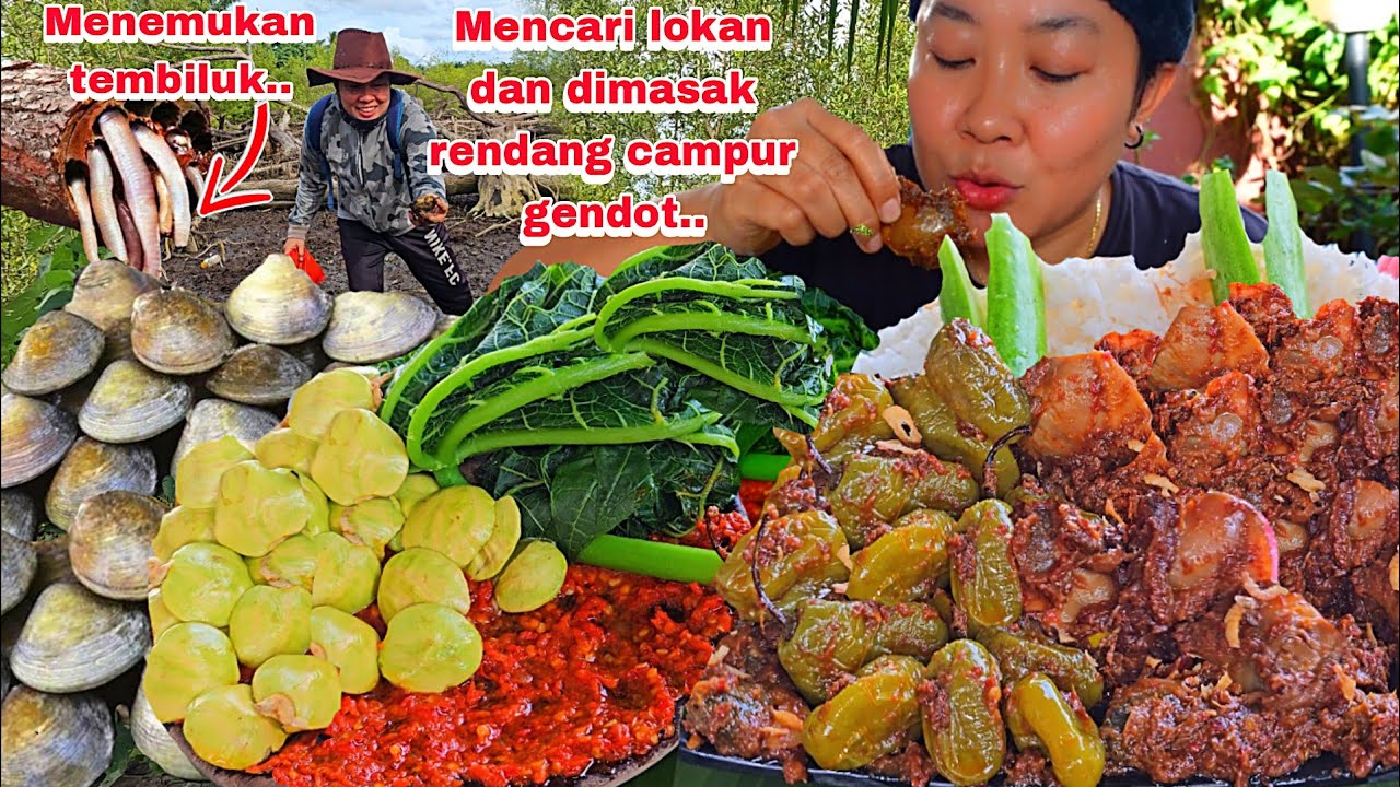 MENCARI LOKAN,MENEMUKAN TEMBILUK ,DAN MEMASAK RENDANG LOKAN CABE GENDOT 🤤‼️