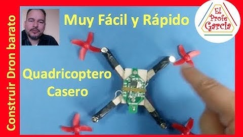 ✅ Construcción de Dron Casero explicado Paso a Paso, Barato y Fácil  MD1 - homemade drone