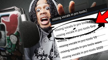 Mixing Vocals In Pro Tools First // How To Mix Vocals in Pro Tools First