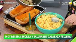 Calabaza rellena: receta sencilla y saludable