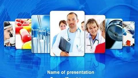Medical Service PowerPoint Template by PoweredTemplate.com