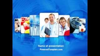 Medical Service PowerPoint Template by PoweredTemplate.com