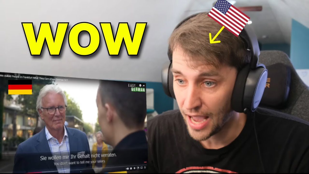American reacts to How Much Money People Make in Germany & the economy (vs USA)