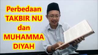 Perbedaan Takbir NU dan Muhammadiyah