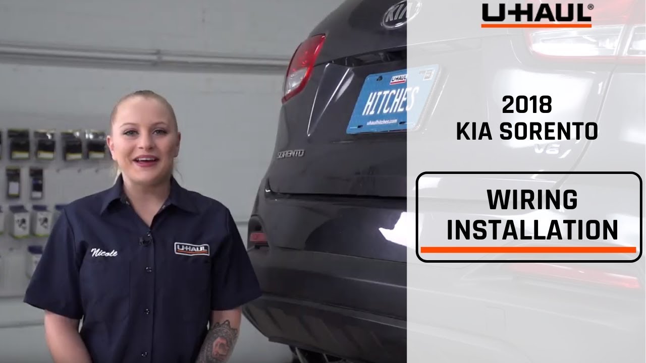 2018 Kia Sorento Trailer Wiring Harness Installation - YouTube