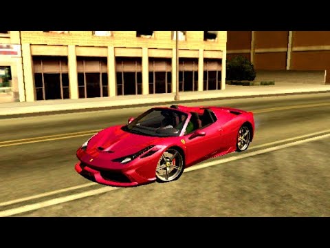 gta sa android mod ferrari 458 dff only no txd - YouTube