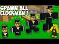 Why did I SPAWN ALL THE RAREST CLOCKMANS in Minecraft ! SKIBIDI TOILET MULTIVERSE MOB !