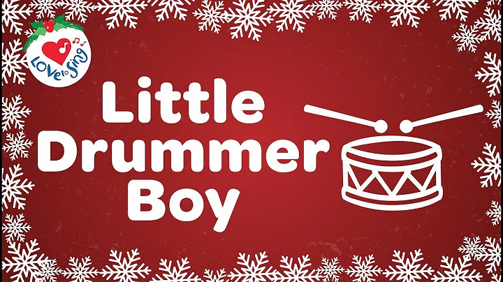 Little Drummer Boy with Lyrics Christmas Carol and...