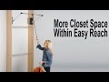 Hafele Adjustable Wardrobe Lift | DIY Closet Design
