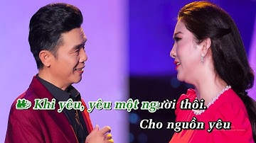 KARAOKE | Khi Đã Yêu - Thụy Dung & Lê Minh Trung