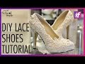 DIY Lace Shoes Tutorial | #fame School Of Style