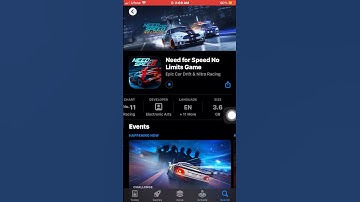 Downloading 3.6 gb need for speed no limit game in my iphone😱