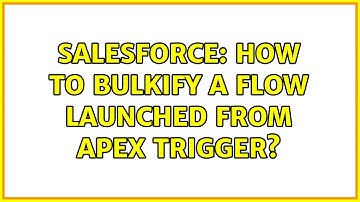 Salesforce: How to bulkify a flow launched FROM Apex Trigger?