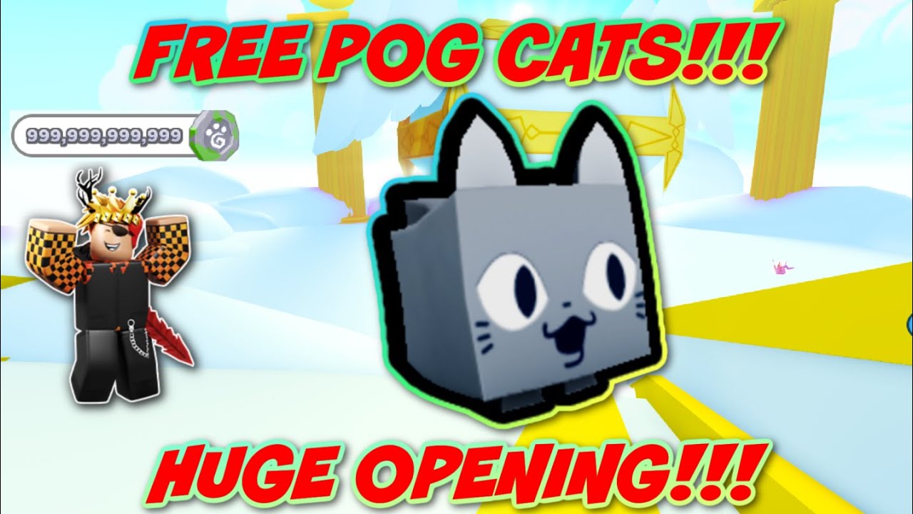 [REPLAY🔴] FREE POG CATS 4 MY SUBS!!! Pet Simulator X Giveaway