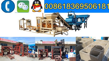 Quality QT4-15 auto hollow block/cabro block machine with auto feeding pallet machine