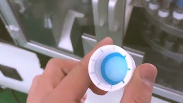 automatic high speed plastic bottles caps wads inserting lining equipment