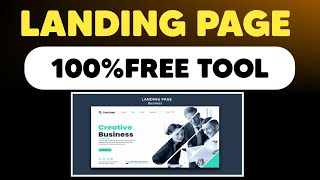 How To Create A Landing Page: Make STUNNING Landing Pages using a 100% FREE TOOL