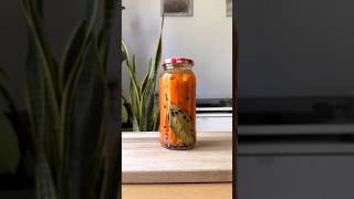 Pickled Carrots 🥕 #recipe #recipe #preserves #pickles #carrot