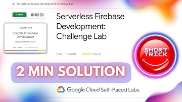 Serverless Firebase Development: Challenge Lab | #GSP344 #shorttrick  #goodies  #googlecloud