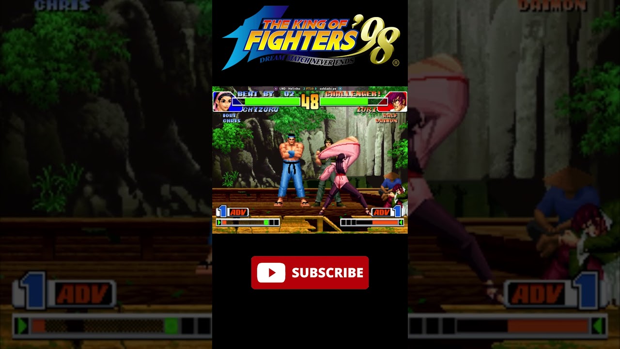 [Arcade] The King of Fighters '98 LND-Helinho VS soldado pe 