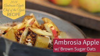 Ambrosia Apple With Brown Sugar Oats Recipe By Chef Eva Chin