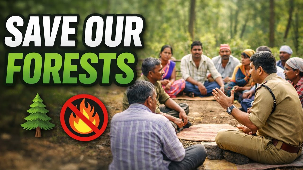 Villagers Unite to Stop Forest Fires | Saving Nature Together