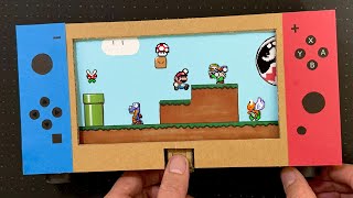 How to make Cardboard Super Mario Bros tutorial craft
