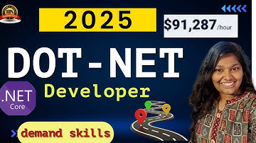 Dot NET Developer Roadmap for Freshers||How to become a dot net developer||Demand skill in 2025||