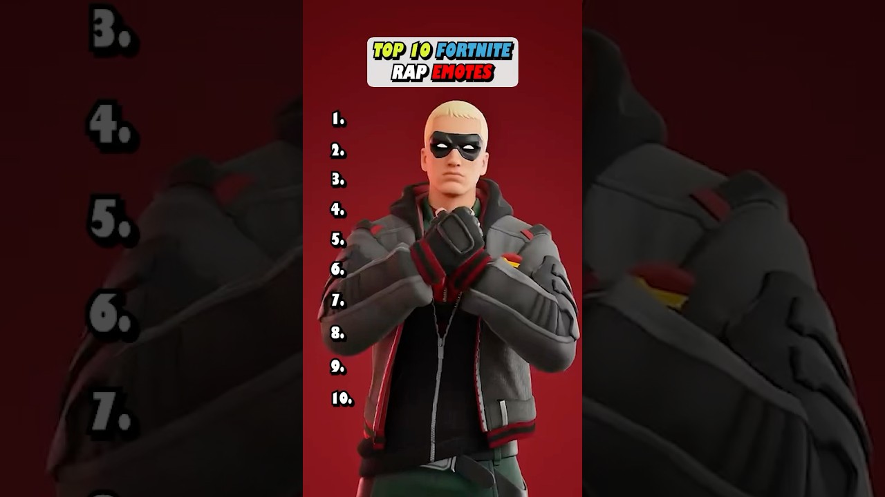 Best FORTNITE RAP EMOTES