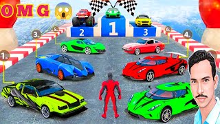 MULTIPLE CARS JUMP GAMEPLAY SUPERHERO HEAVY DRIVING STUNTS screenshot 5