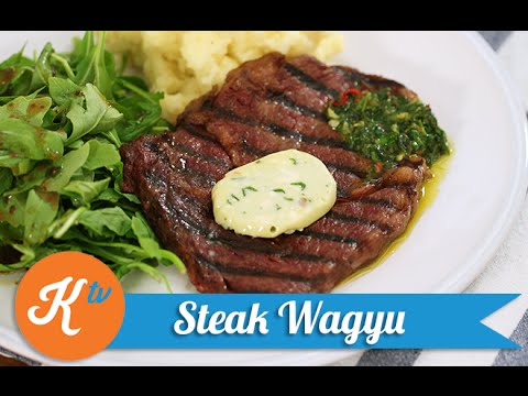 Resep Steak Wagyu Wagyu Steak With Chimichurri Sauce Recipe Video Yuda Bustara Youtube