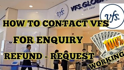 HOW TO GET REFUND FROM VFSGLOBAL ||HOW TO CLAIM COMPLETE PROCESS|| POLAND WORK PERMIT VISA UPDATE||