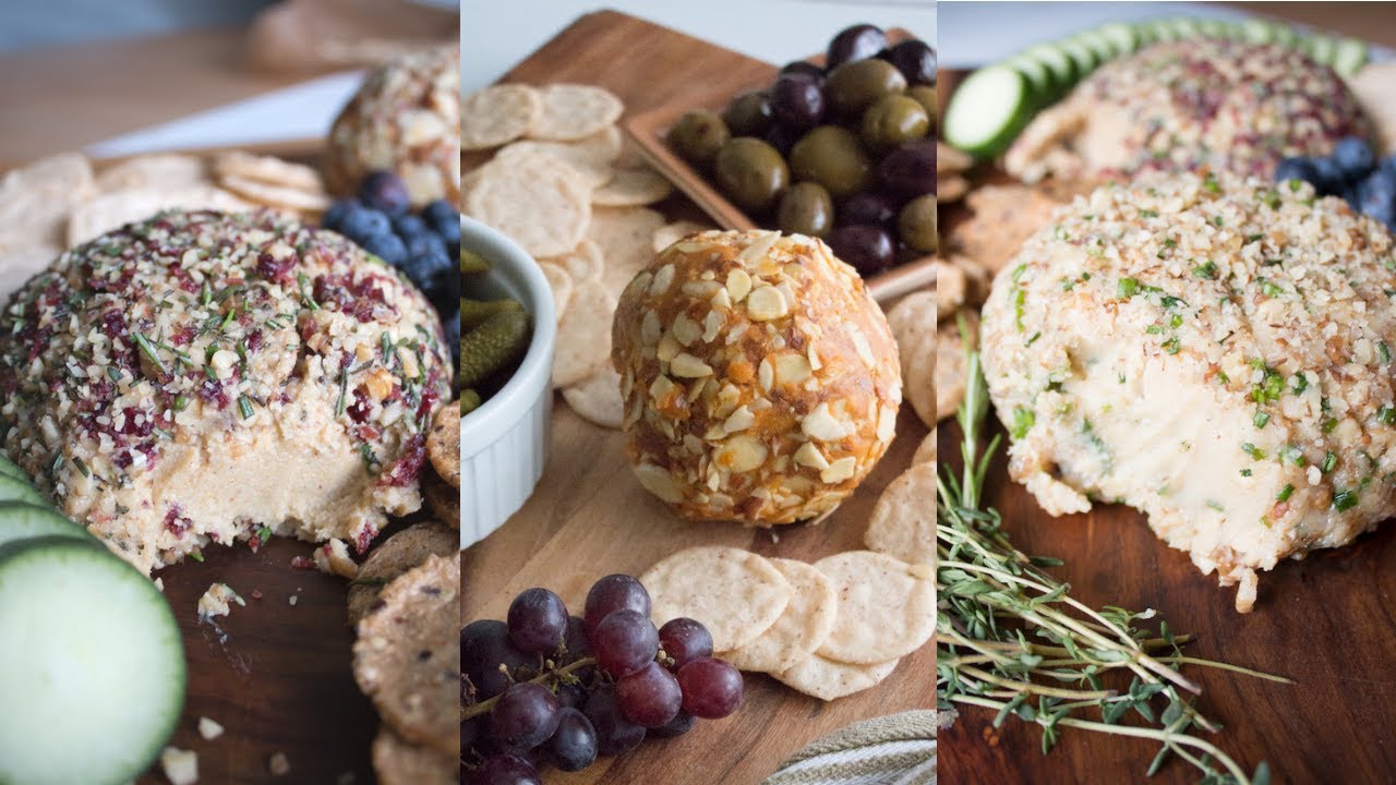How To Make A Vegan Cheese Ball 3 EASY Recipes! YouTube
