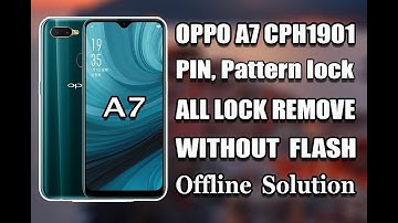 OPPO A7 Pattern PIN Lock Remove Without Flash UFI BOX