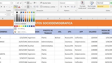 Excel Básico - Ejercicio 1 - Parte 1 de 2