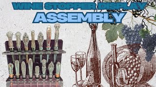 Wine Bottle Stopper Display Assembly