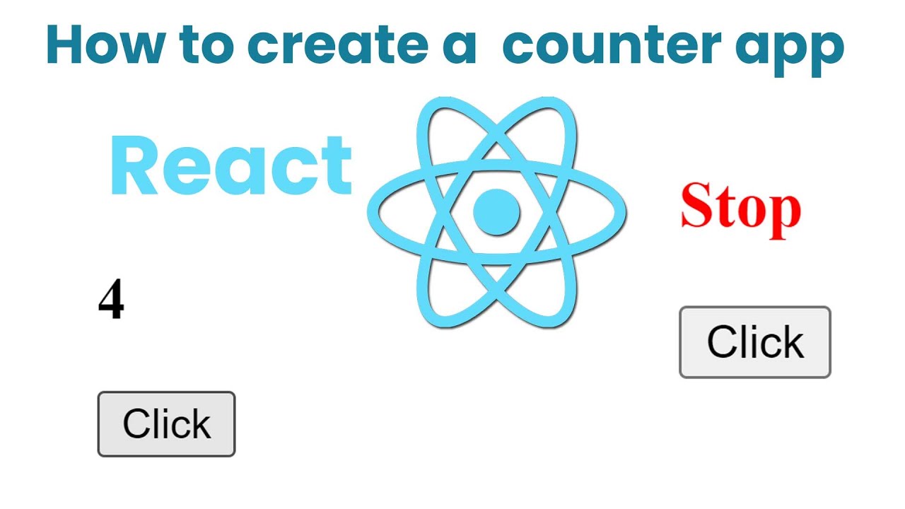 How to create a counter app in React | Tamil - YouTube