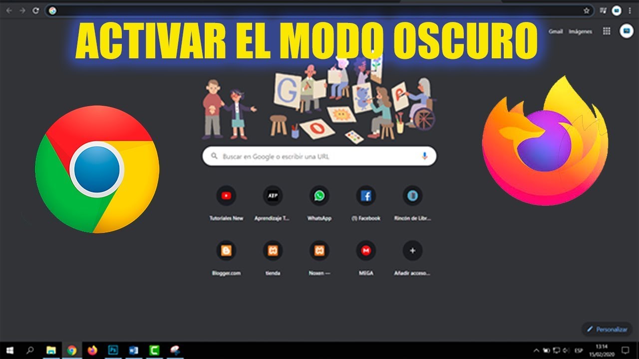 Como Activar el Modo Oscuro en Google Chrome, Firefox, etc Fácil y ...