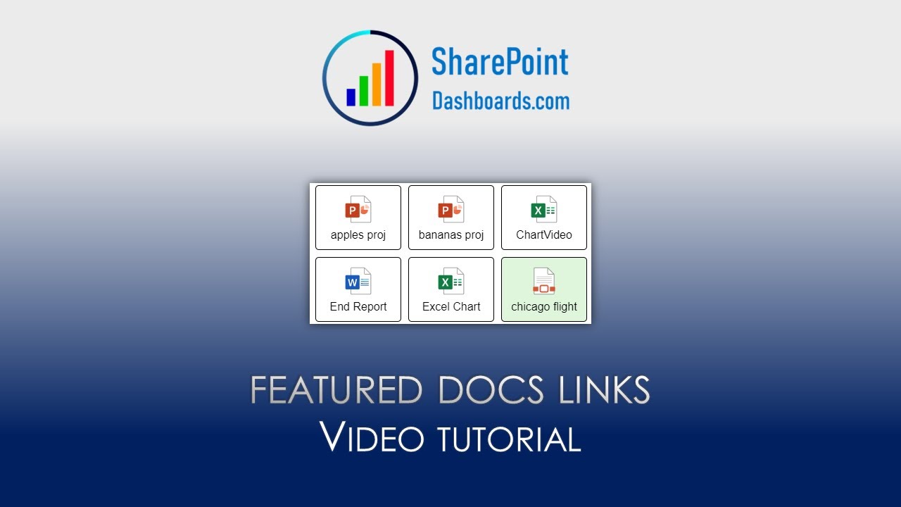 Featured Documents Links in SharePoint Online Microsoft Lists Modern ...
