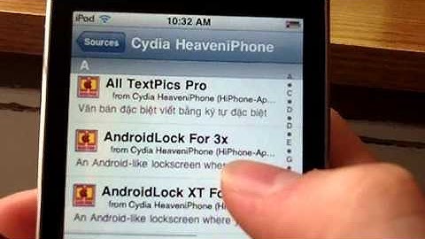 Android Lock XT For iTouch